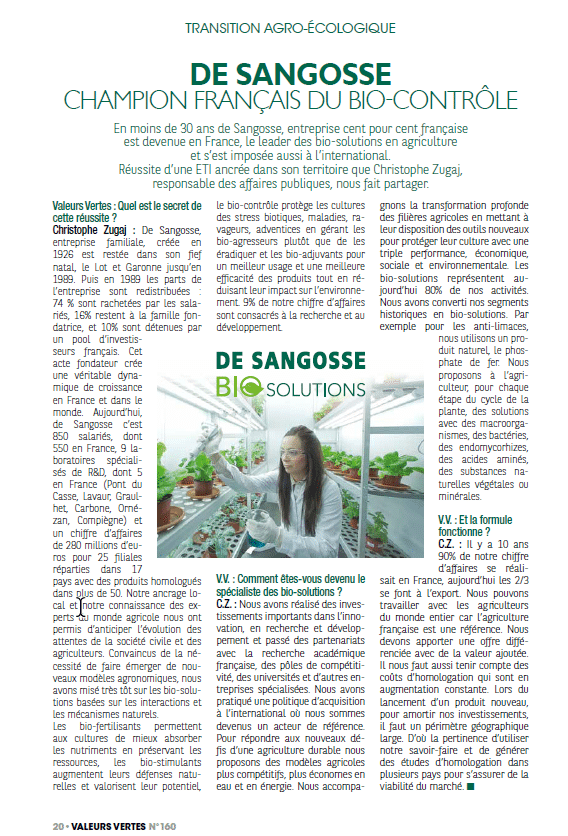 De Sangosse in the press