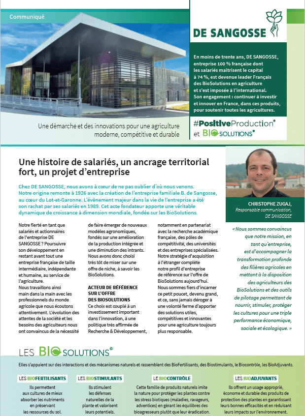 De Sangosse in the press